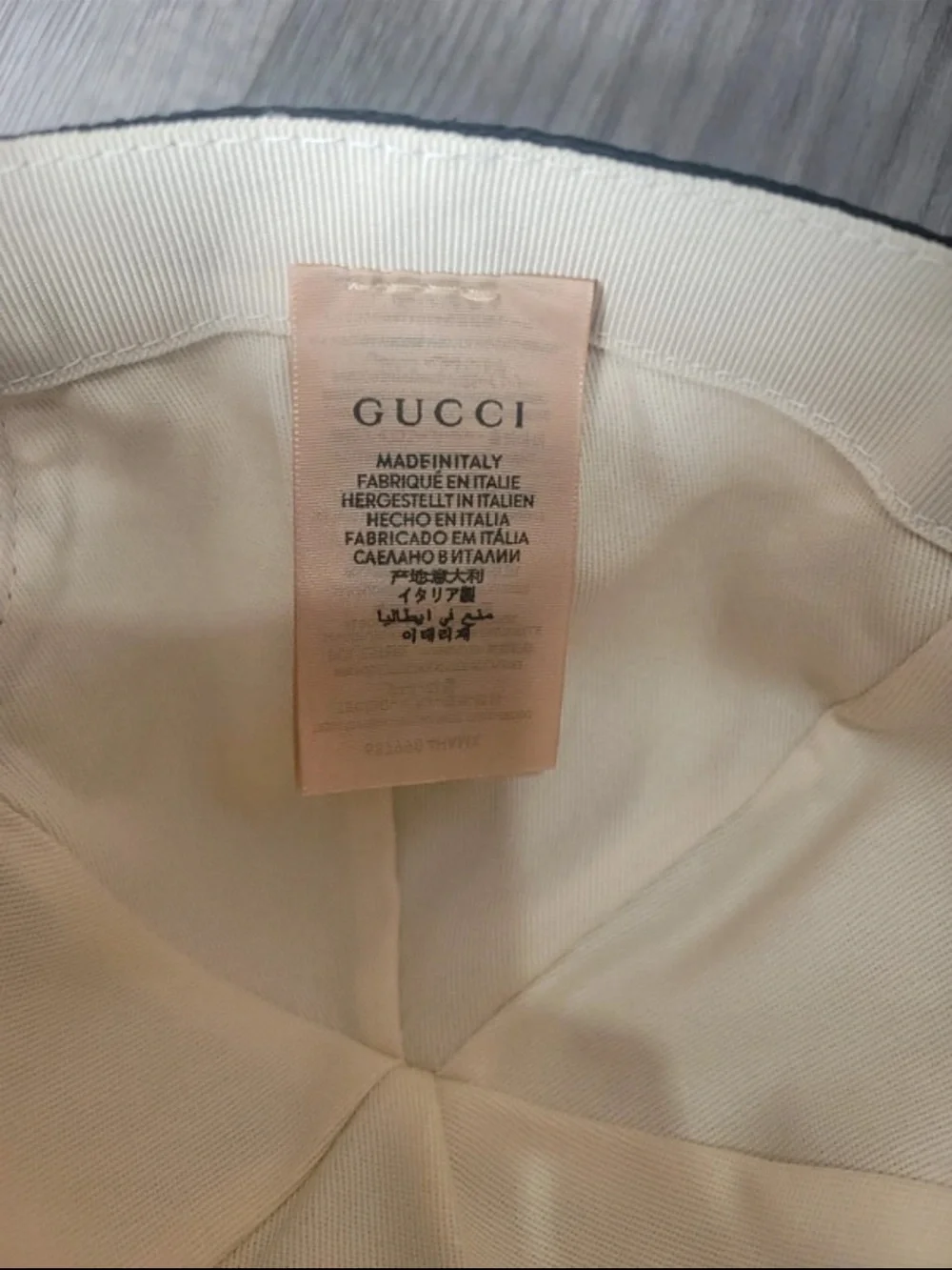 Gucci Black GG Monogram Baseball Cap